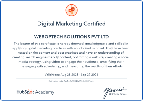 weboptech-digital-marketing-certified-by-hubspot-academy