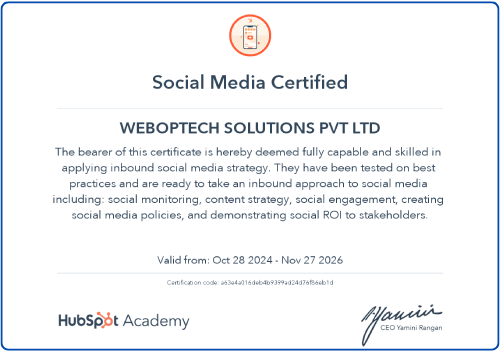 weboptech-social-media-certified-by-hubspot-academy