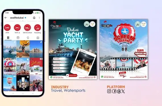 Sea Life Watersports Dubai Social Media Profile